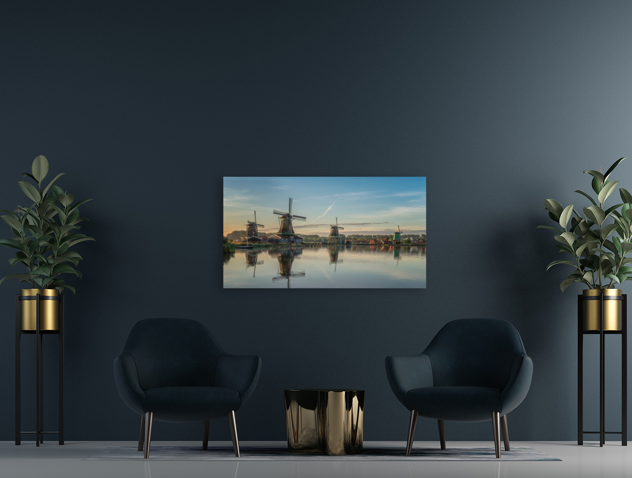 Dutch Windmills Zaanse Schans Reproduction