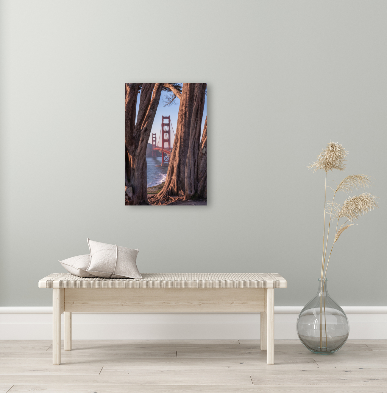 Golden Gate Bridge | Framed by Trees Reproduction