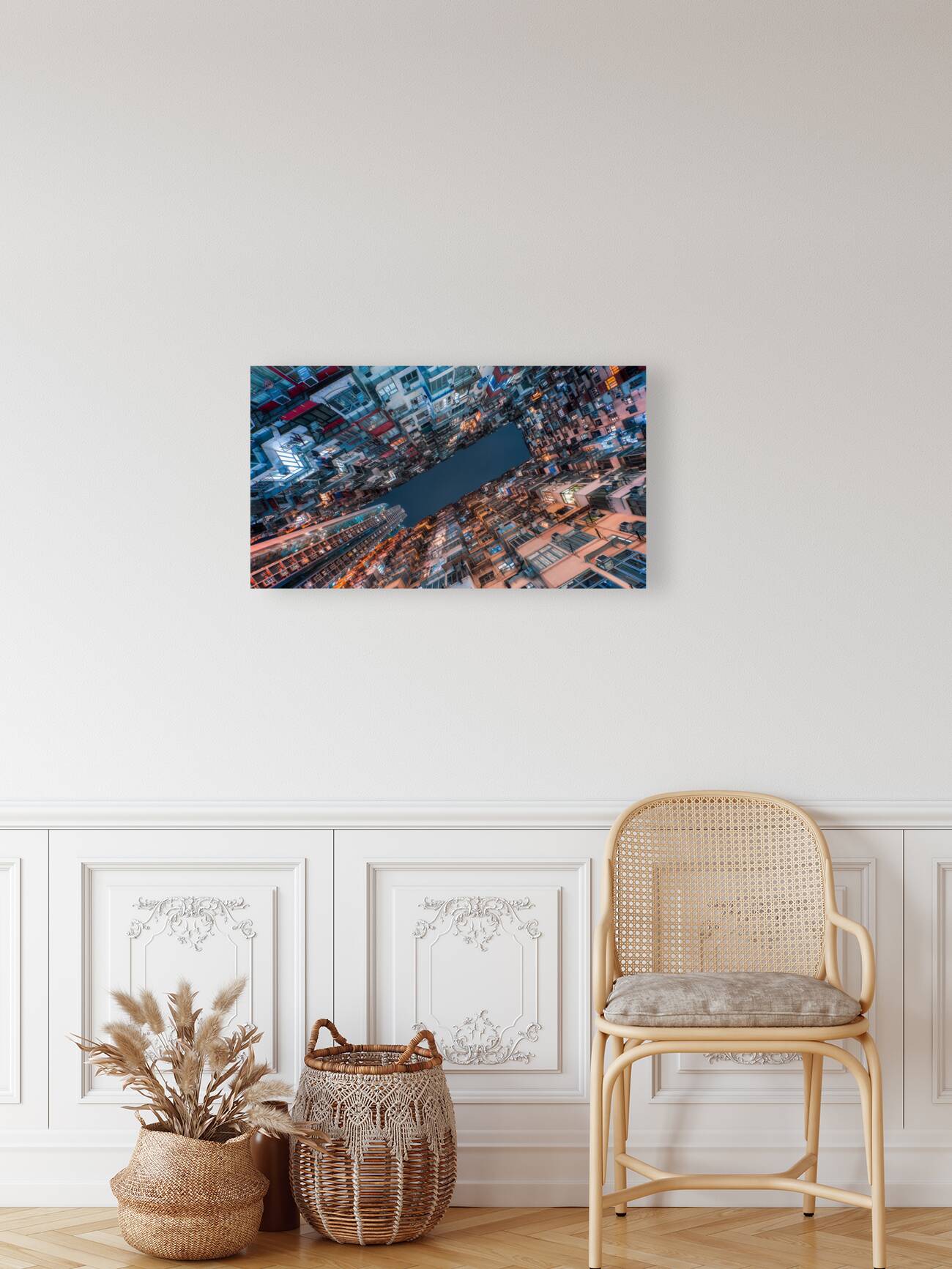 Urban Geometry | Hong Kong Night Photo Reproduction