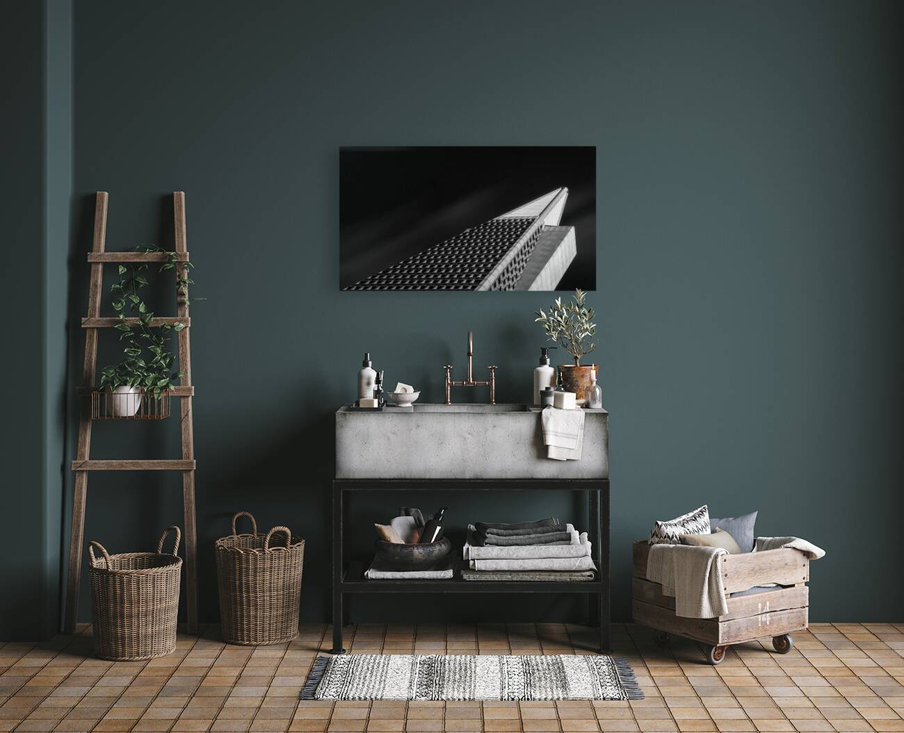 Transamerica Pyramid | San Francisco Black and White Reproduction