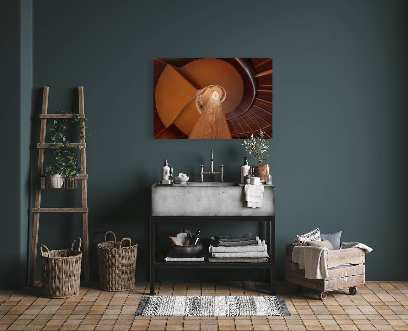 Osaka Interior Design Fine Art Print Reproduction