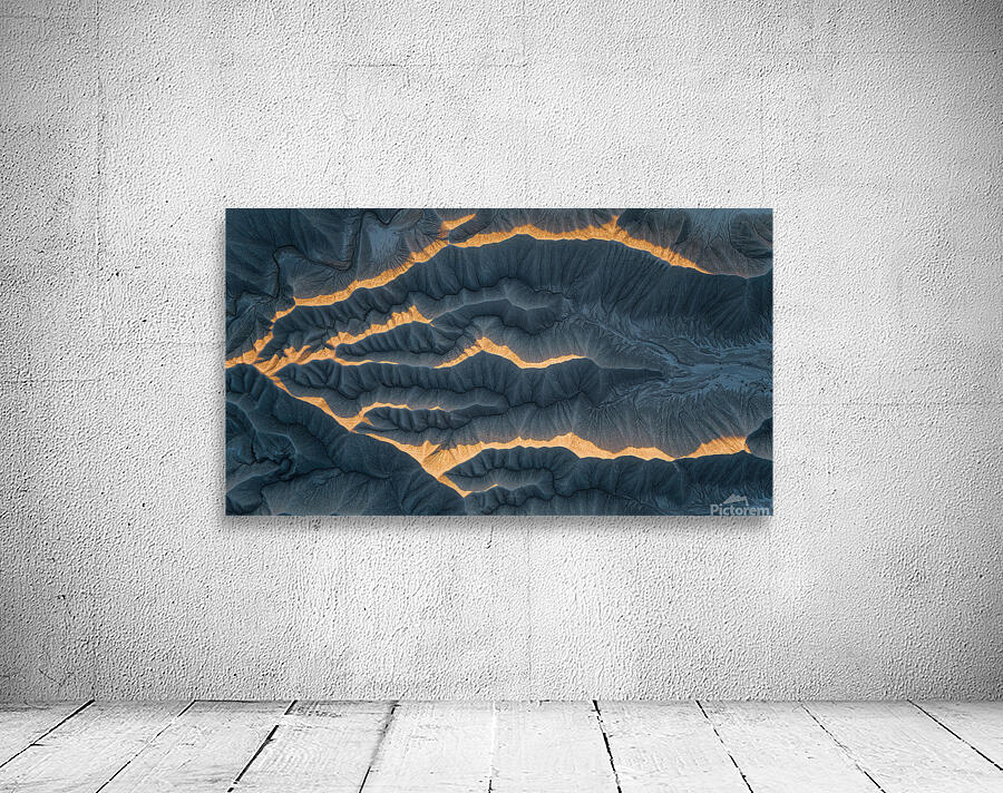 Badlands Utah | Sunrise Aerial Photography Wall Preview