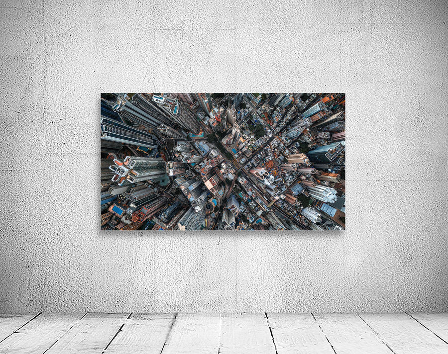 Metropolis 2024 | Aerial Grid of Hong Kong Central Wall Preview