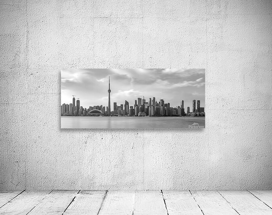 Toronto Cityscape in Monochrome | Reflections and Architecture Wall Preview