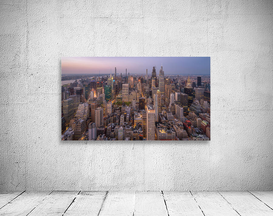 Empire State Building at Twilight | Manhattan Cityscape Photography Wall Preview