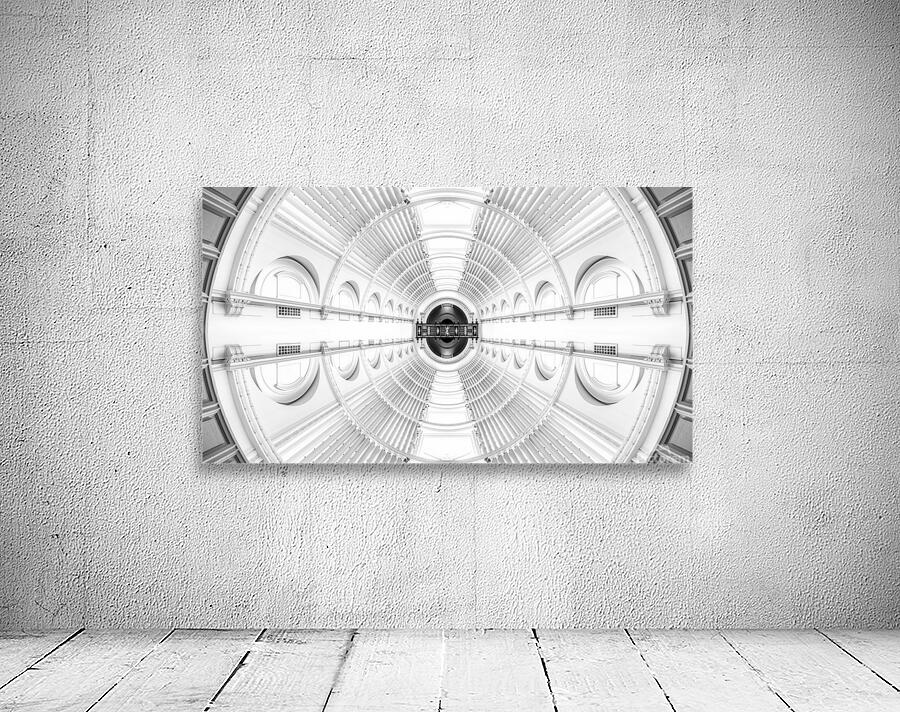 Symmetry and Light | V&A Museum London Reflected Ceiling Print Wall Preview
