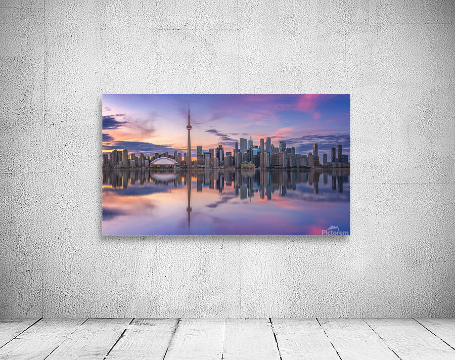 Toronto Skyline Wall Preview