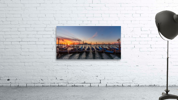 The Gondolas of Venice Wall Preview