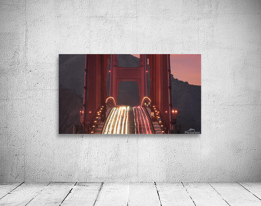 Traffic Golden Gate Bridge Wall Preview