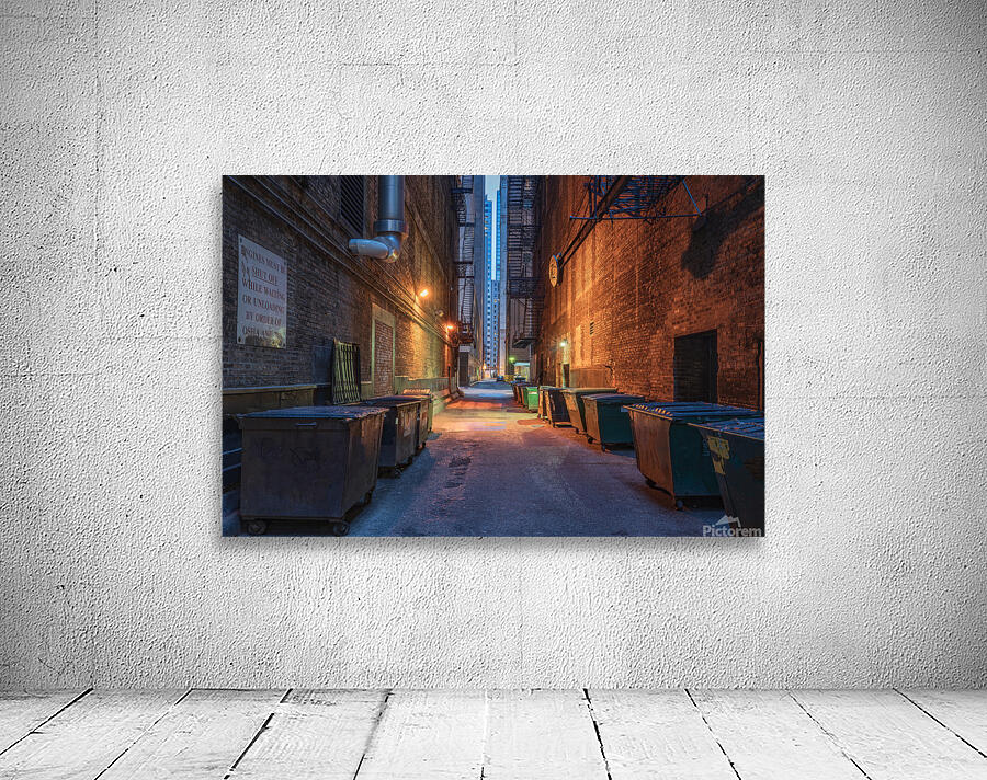 Gritty Cityscape | Chicago Wall Art Wall Preview