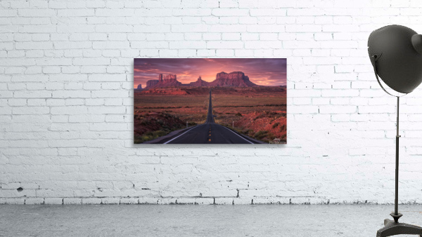 Sunset Over Monument Valley | Landscape Wall Preview