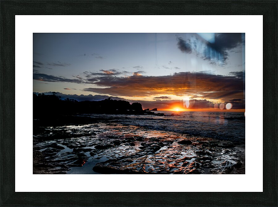 Playa Pelada Sunset Picture Frame print