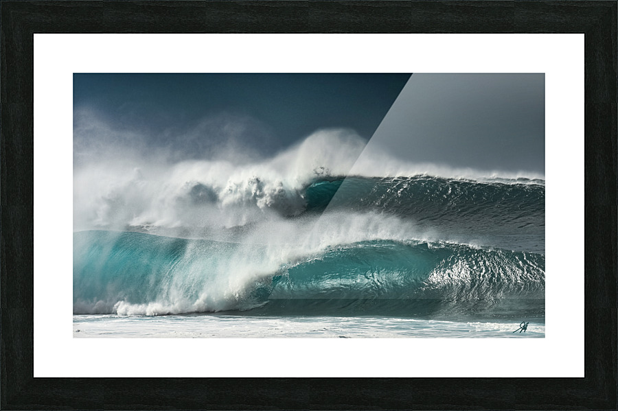 Double Pipe 16x9 Picture Frame print