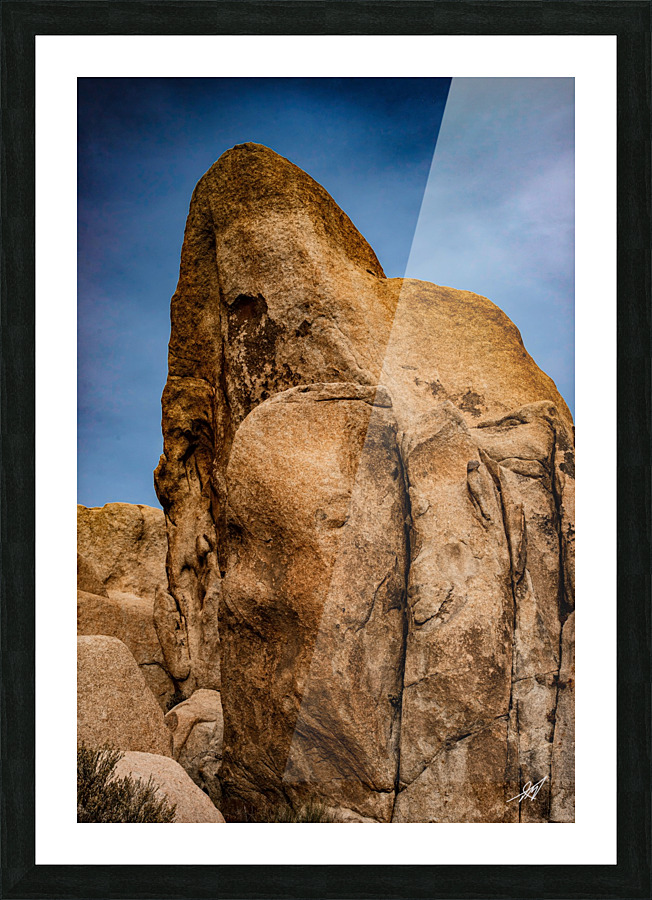 Gorilla Rock Picture Frame print