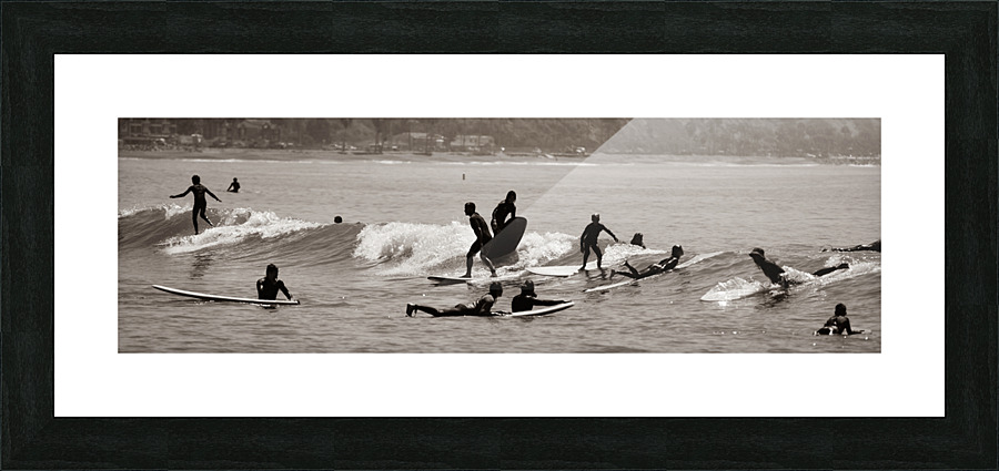 Down at Doheny  Picture Frame print