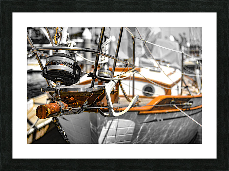 Dana Point Sloop Picture Frame print