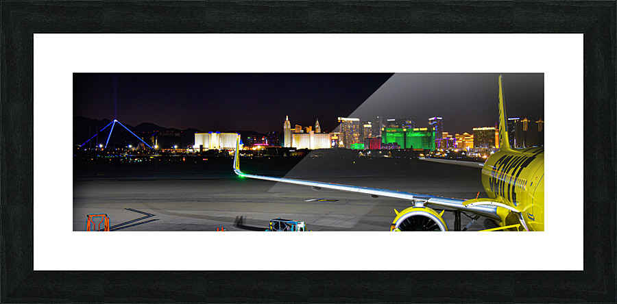 Vegas Arrival Picture Frame print