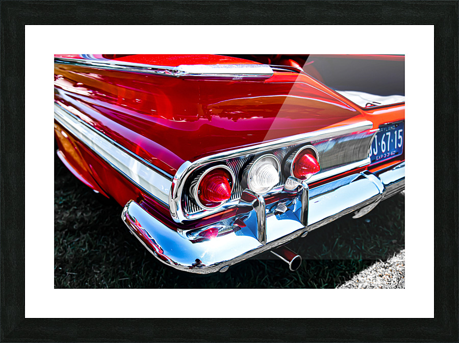 Impala in Red Picture Frame print