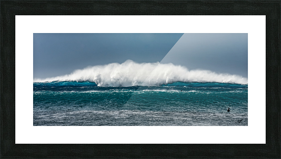 Pipeline Outer Reef break Picture Frame print