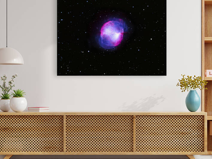 The Dumbell Nebula by John Myers