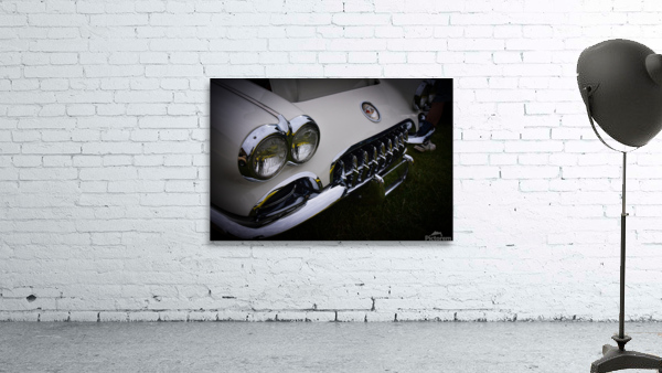 White Corvette Wall Preview