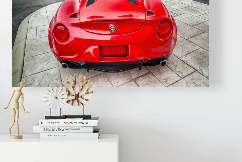 Alfa Romeo 4C Rear View by Wendell Franks