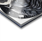 White Wolf Black Wolf Moon By ISHISH Acrylic print