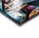 A Graffiti Ghost Mural By ISHISH Acrylic print