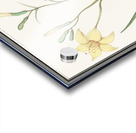 Yellow lily in vintage style Acrylic print