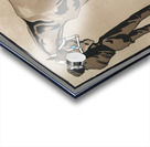 People and horse ca. 1890-1907  by Edward Penfield Acrylic print