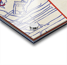 Woman in green dress reading a book 1895 by Edward Penfield Acrylic print