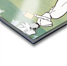 Woman reading in the garden ca. 1890-1907 by Edward Penfield Acrylic print