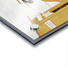 Woman picking up bathing suits 1895 by Edward Penfield Acrylic print