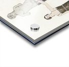 Eros. Robe et manteau pour le soir de Worth 1924 fashion illustration  by George Barbier.  Acrylic print