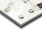 Eros / Robe et manteau pour le soir de Worth from Gazette du Bon Ton No. 9 1924 fashion illustration  by George Barbier.  Acrylic print