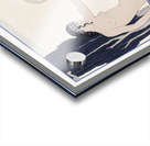 Seated woman and cherub 1929 fashion illustration by George Barbier. Acrylic print