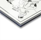 Costumes Parisiens 1914 fashion illustration  by George Barbier.  Acrylic print