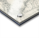 Chart of the Great Barrier Reef Area from The Great Barrier Reef of Australia 1893 by William Saville-Kent 1845-1908.  Acrylic print