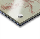 Elegant Lady Seated in a Chair c. 1900 Drawings by Jules Chéret Acrylic print