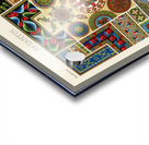 Byzantine pattern. 1888 edition Lornement Polychrome by Albert Racine 1825–1893. Acrylic print