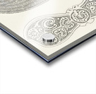 Indian design. 1888 edition Lornement Polychrome by Albert Racine 1825–1893. Acrylic print