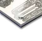 Antique Chinese illustrations. 1888 edition Lornement Polychrome by Albert Racine 1825–1893. Acrylic print