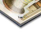 Egyptian pattern. 1888 edition Lornement Polychrome by Albert Racine 1825–1893. Acrylic print