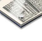 Byzantine pattern. 1888 edition Lornement Polychrome by Albert Racine 1825–1893. Acrylic print