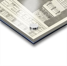 Egyptian pattern. 1888 edition Lornement Polychrome by Albert Racine 1825–1893. Acrylic print