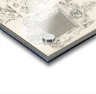 Ancient pattern. 1888 edition Lornement Polychrome by Albert Racine 1825–1893. Acrylic print