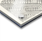 Incised design. 1888 edition Lornement Polychrome by Albert Racine 1825–1893. Acrylic print