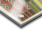 Egyptian pattern. 1888 edition Lornement Polychrome by Albert Racine 1825–1893. Acrylic print