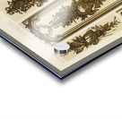 18th Century pattern. 1888 edition Lornement Polychrome by Albert Racine 1825–1893. Acrylic print