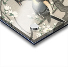 Tits on Cherry Branch 1900-1910 by Ohara Koson 1877-1945 Acrylic print